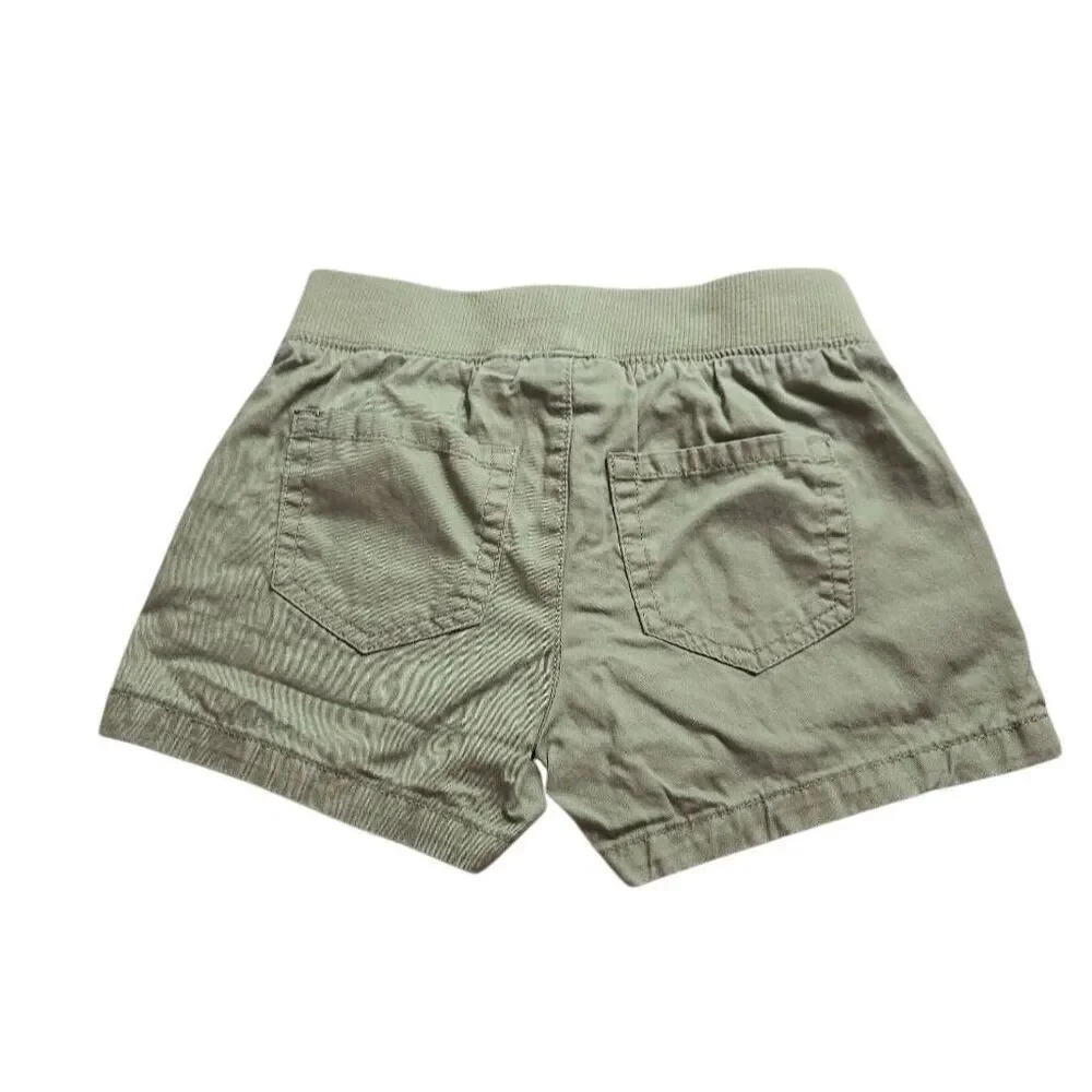 Children's Place olive green shorts 6